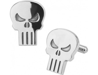 30% off Marvel Punisher Skull Stainless Steel Cufflinks