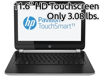 Extra $100 off HP Pavilion 11.6" TouchSmart Laptop 11-e010nr