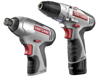 $70 off Craftsman 12V Lithium-Ion Drill & Impact Driver Combo Kit