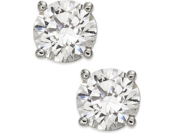 76% off 14k White Gold Diamond (1-1/4 ct. t.w.) Stud Earrings