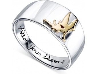 82% off Disney "Follow Your Dreams" Tinkerbell Ring
