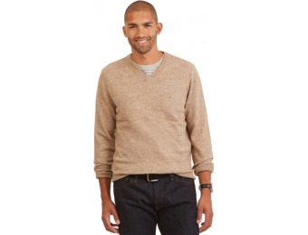 87% off Nautica Big and Tall Cotton V-Neck Sweater