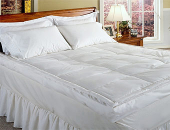 83% off Royal Luxe Down-Top Featherbed, Several Sizes Available
