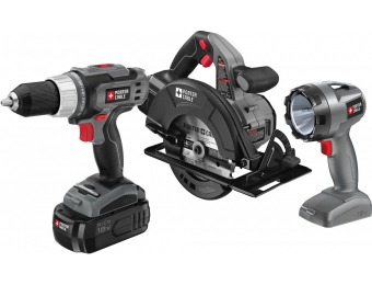 57% off Porter Cable 18 Volt Ni-Cad 3-Piece Tool Combo Kit