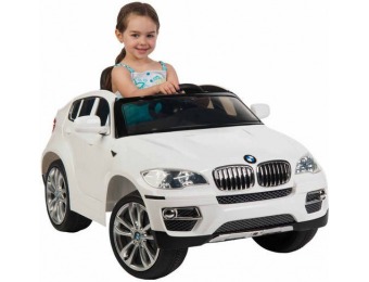 $50 off Huffy BMW X6 6-Volt Battery-Powered Ride-On, White
