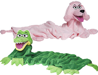 55% off CuddleUppets Blanket/Puppets (5 styles)