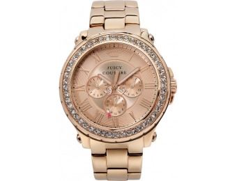 70% off Juicy Couture Women's Pedigree Rose Gold-Tone Watch