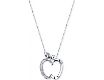 85% off Disney Diamond Accent Apple Pendant Necklace