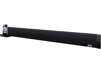 50% off iLive 3.1-Channel Speaker Bar and iPhone/iPod Dock