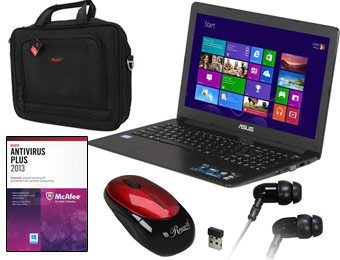 $120 off Asus 15.6" Notebook Combo Package (Core i3/4GB/500)
