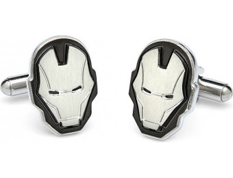 40% off Iron Man Helmet Cufflinks
