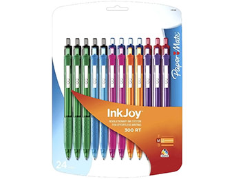 31% off 24 Paper Mate InkJoy 300 RT Fashion Pens (Assorted Colors)