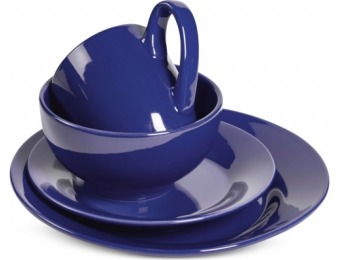 75% off Tabletops Unlimited Corsica Collection 4-Pc. Blue Place Setting