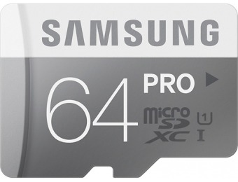 66% off Samsung 64GB MicroSD Class 10 Uhs-1 Memory Card