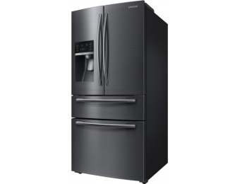 $1,505 off Samsung RF25HMEDBSG French Door Refrigerator, Black