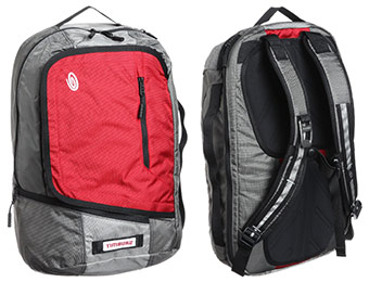 $74 off Timbuk2 Q Laptop Backpack (Red/Cement/Gunmetal)