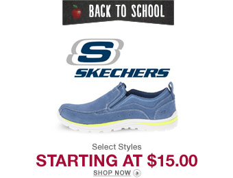 Up to 60% off Back to School Deals on Skechers Footwear