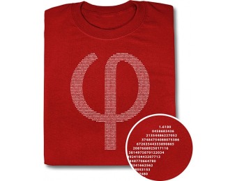 75% off Phi by Numbers T-Shirt