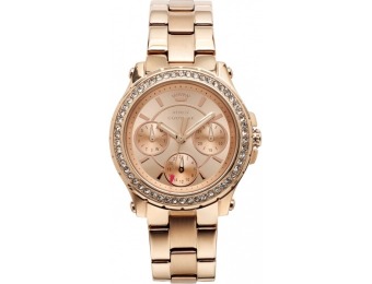 82% off Juicy Couture Women's Pedigree Rose Gold-Tone Watch