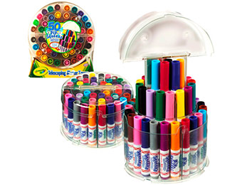 60% off Crayola Pip-Squeaks 50 Ct Washable Markers Tower