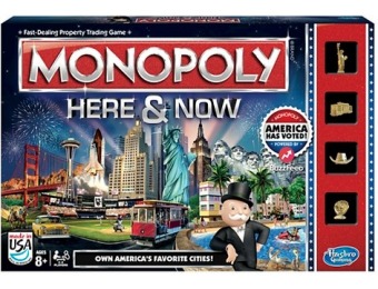 50% off Monopoly Here and Now Board Game