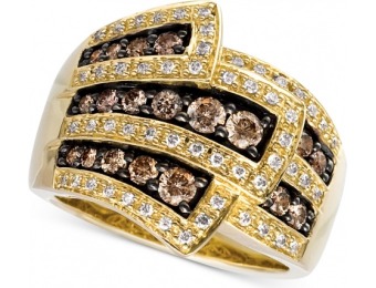 $5,401 off Le Vian Chocolate Diamond Wrap Ring 1 cttw. 14k Gold