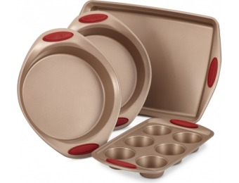 47% off Rachael Ray Cucina 4-Pc. Red Nonstick Bakeware Set
