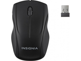 62% off Insignia Wireless Optical Mouse - Black