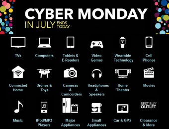 Best Buy Cyber Monday Sale in July 2016