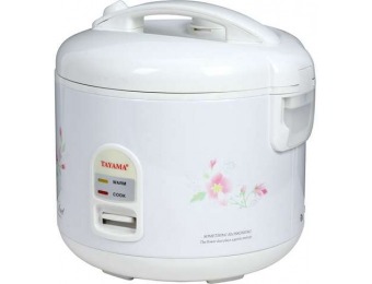 71% off Tayama TRC-10 White Cool Touch Electronic Rice Cooker