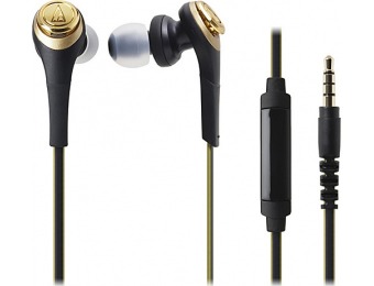 26% off Audio Technica Solid Bass In-Ear Headphones with In-Line Mic