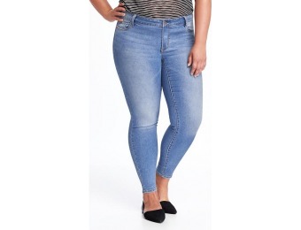 55% off Old Navy Mid Rise Plus Size Skinny Jeans