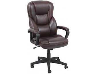 66% off Realspace Fosner High-Back Bonded Leather Chair
