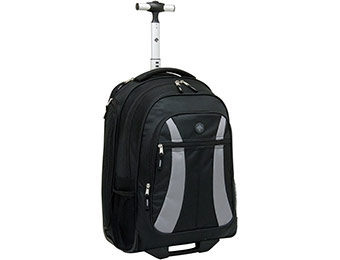 $88 off 19" Rolling Backpack with Padded Laptop Compartment