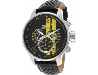 87% off Invicta Men's S1 Rally GMT Chrono Leather Watch