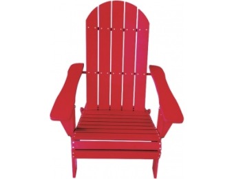 38% off Living Accents Wood Folding Adirondack Chair