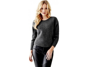82% off Guess Long Sleeve Boatneck Sweater