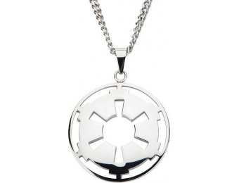 65% off Star Wars Galatic Empire Cut Out Stainless Steel Pendant