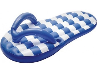 80% off Marine Blue Flip Flop 71-in Inflatable Pool Float