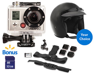 $100 off GoPro HD HERO2 Outdoor Camera Value Bundle w/ Helmet