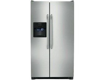 $254 off Frigidaire 25.54 cu. ft. Side by Side Refrigerator in Stainless