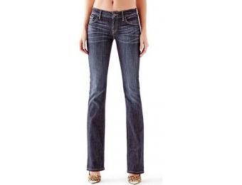 57% off Guess Mid-Rise Bootcut Jeans in Dikens Wash