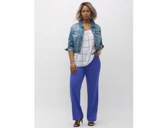 $32 off Lane Bryant Plus Size Lena Trouser with Tummy Technology