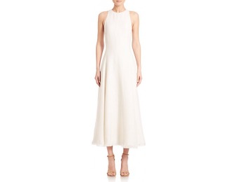 $2,120 off Ralph Lauren Rosalyn Sleeveless Linen Midi Dress