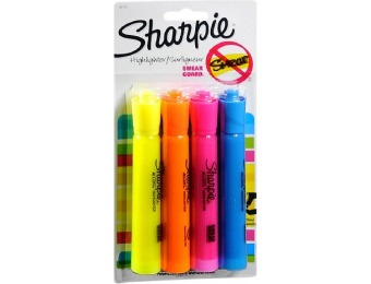75% off Sharpie Highlighters - 4 ea.