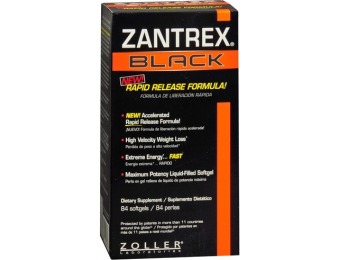 50% off Zantrex Black Rapid Release Liquid Gels - 84 ea