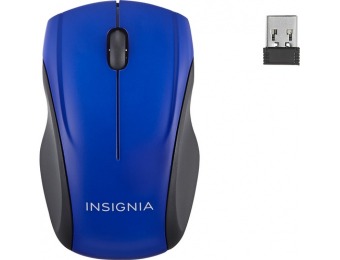 62% off Insignia Wireless Optical Mouse - Blue