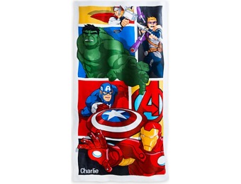 65% off Marvel's Avengers Beach Towel - Personalizable