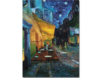 87% off Vincent van Gogh 'Cafe Terrace' Canvas Art