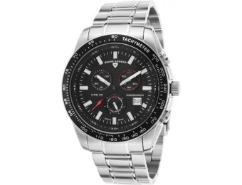 89% off Altitude Chrono Stainless Steel Black Textured Dial Watch